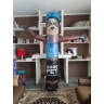 Boneco Biruta  Personalizado  Braço com movimento chama cliente  C/ Mortor